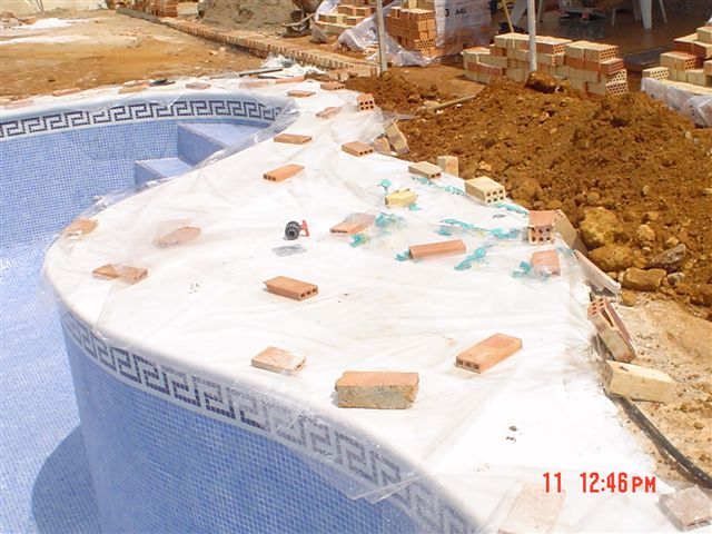 Proceso de construcción de piscinas
